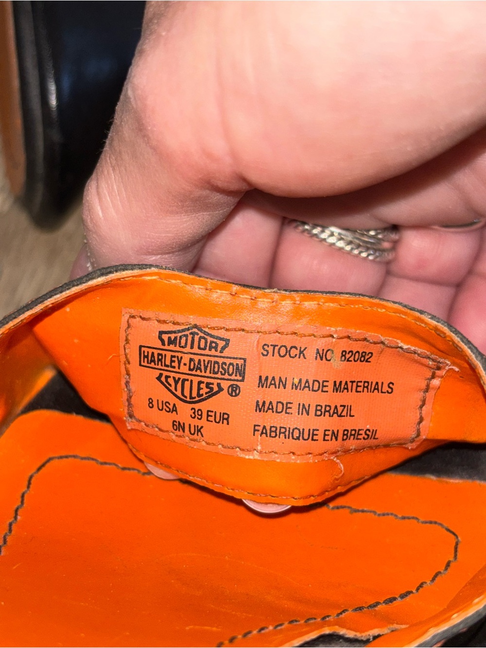 Harley-Davidson women’s Orange and Black Casual Shoes